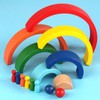 Colorful Building Blocks Educational Interesting Preschool Wooden Stacking Blocks for