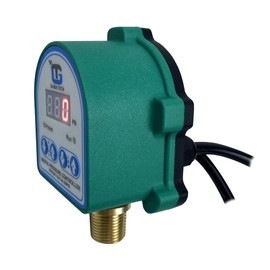 GamaTech 110V/220V 15A/7.5A Pressure Switch for Water Pump and Air Pump, Digital Adjustable Pressure Controller, 0-230 Psi