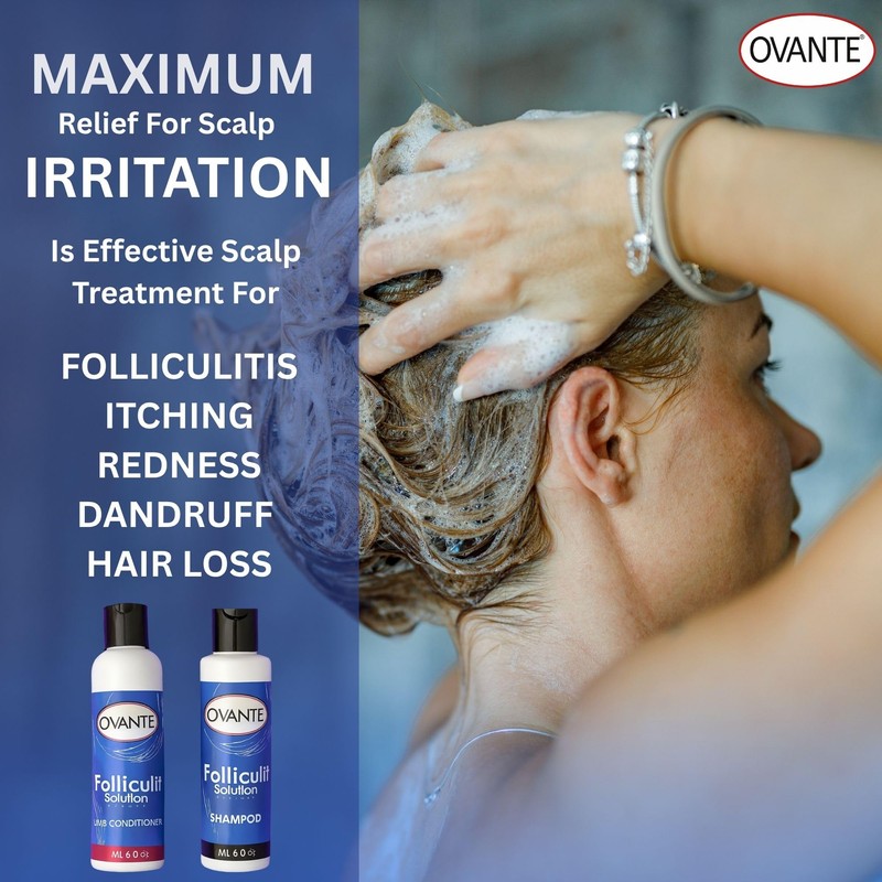 OVANTE Folliculit Solution Shampoo & Conditioner Set - Ingrown Hair
