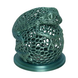 Frog TEALIGHT Candle INSENT Holder Home Decor 3D Printed Jungle Sculpture Statue Made in USA 5"