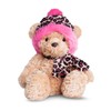 Aurora World 9-Inch Wagner Bear Leopard Print Hat (Pink)