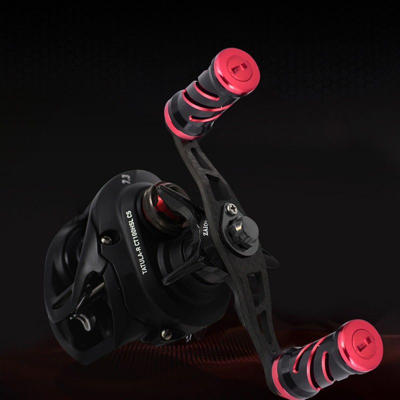 Fishing Reel Handle Carbon Fiber Frame with Fittings Replacement Parts