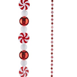 RAZ Imports 2022 Merrymint 6ft Peppermint Candy Garland