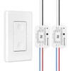 DEWENWILS Wireless Light Switch and Receiver Kit, No in-Wall Wiring