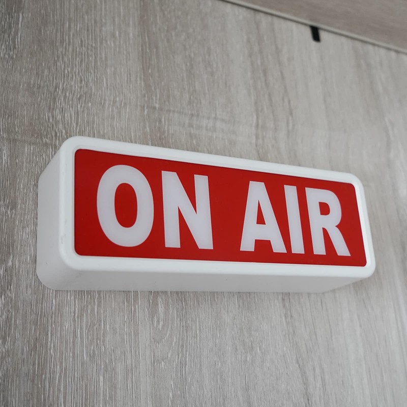 ON AIR Light Sign Recording Sign Studio Warning Signfor (Studio/Home