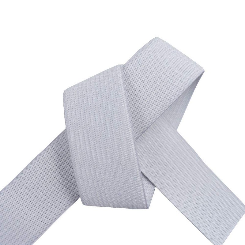 Leline's Elastic Spool, Knit Elastic Band for Sewing, White (1