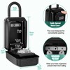 LUROON Key Safe with 4-Digit Combination Code, Large Waterproof Key