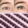 SLSXNL Lash Clusters Natural Wispy 9-14MM D Curl Eyelash Clusters