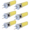 6Pcs G8 LED Bulb 5W Dimmable 2508 COB Energy Saving