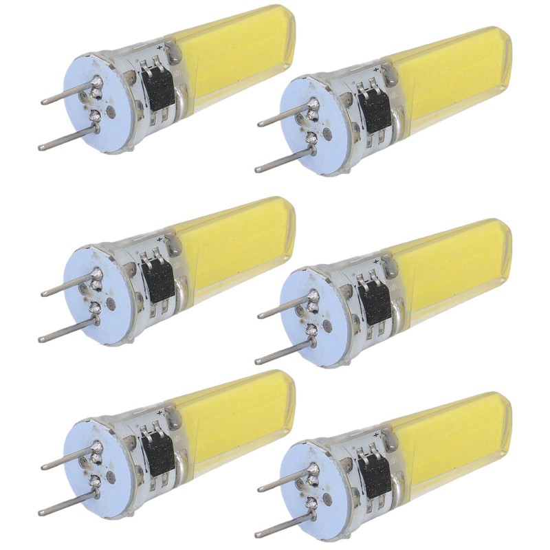 6Pcs G8 LED Bulb 5W Dimmable 2508 COB Energy Saving