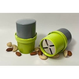 Yuktha Eternals Nut Chopper, Grinder, Slicer and Dry Fruit Cutter Perfect For Toppings &Garnishing Smoothies, Salads, Desserts, Soups. Ideal For Cashews, Almonds, Pistachios, Hazelnuts, Seeds and more