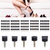 120Pcs High Heel Tip Caps TPU Polyurethane Iron Shoes Repairing