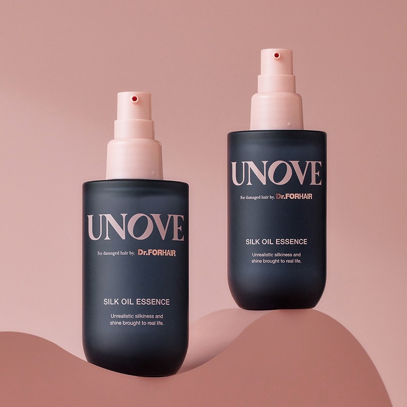 UNOVE Silk Oil Essence 70ml Warm Petal Double Set -