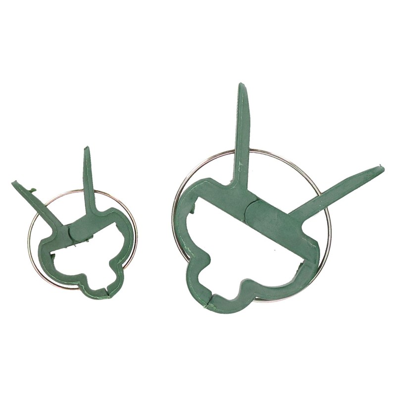 AB Tools Plant/Flower Plastic Sprung Clip/Ties Holder 30mm & 45mm