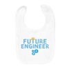 Fabulous Organic Cotton Baby Bib Future Engineer Engineer Work Science,