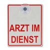 Suction Cup Sign Doctor in Service Acrylic Sign 3 mm