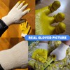 13 Gauge Yellow Latex Palm Coated Work Gloves With Cotton