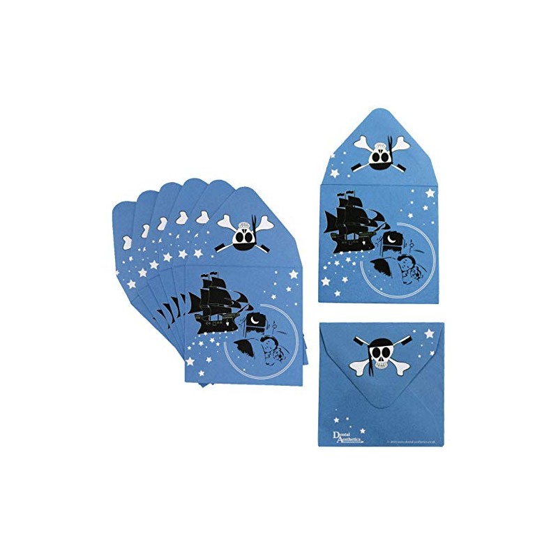 Pirate Tooth Fairy Envelopes (School Bulk Pack of 80)