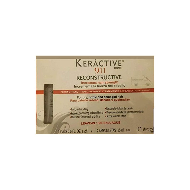 Nutrapel AMPOLLETAS 911 NUTRAPEL KERACTIVE 12 PZ