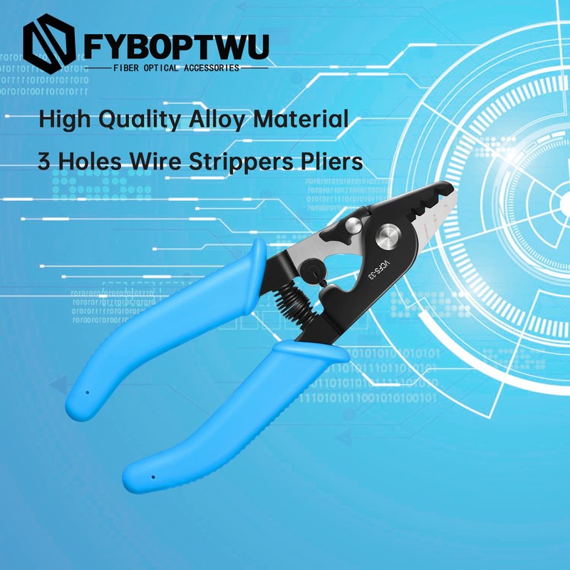 FYBOPTWU - 1 pc V-CFS-3 Fiber Optic Stripper 3 Port