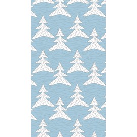 Creative Converting 16 Count Elise Premium Patterned Paper Guest Towels/Large Napkins, Mod, Trees