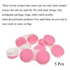 HAHIYO Contact Lens Case Box Holder Diameter 25mm Durable Leakproof