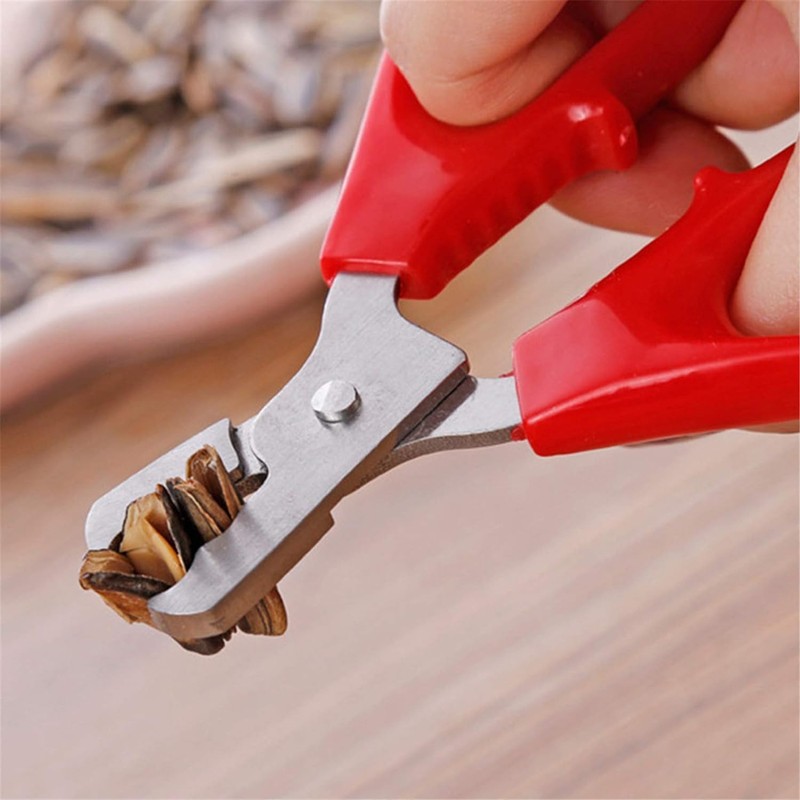 Red Melon Seed Cracker Plier,Sunflower Seeds Plier Opener - Seed