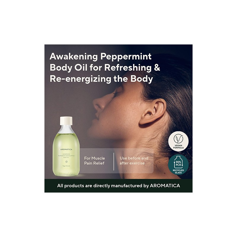AROMATICA [AROMATICA]Awakening Body Oil 100ml #Peppermint & Eucalyptus