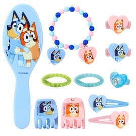 Bluey 11pcs Girls Kids Hair Accessories Clips Comb Bands Beauty Set