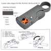 Crimping Tool BNC + Coaxial Cable Stripper + 10 BNC
