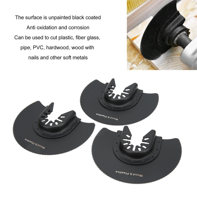 10 Pcs Semi Circular Saw Blade 88mm High Carbon Steel