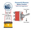 MGI SpeedWare One-Side Momentary Metal Toggle Switch | 20 Amp