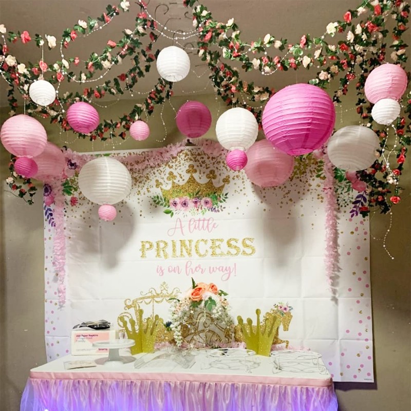 Colourful Paper Lanterns, Pack of 10 Round Paper Lanterns, Paper