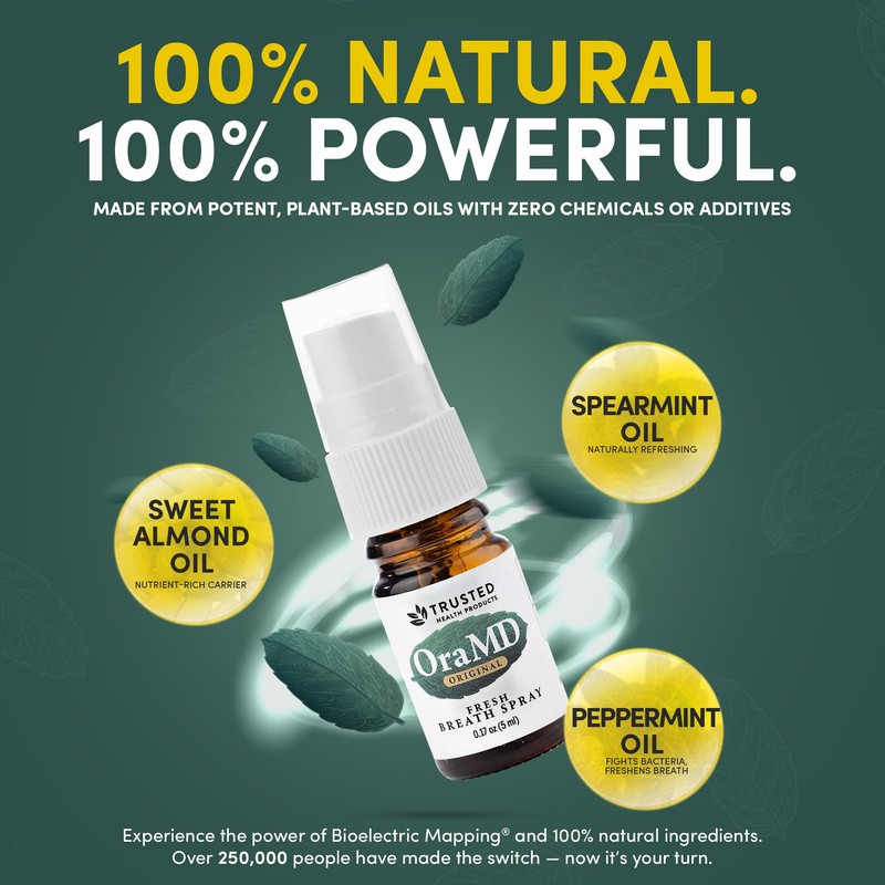 OraMD Fresh Breath Spray for Gum Health - 3-Pack, Bad