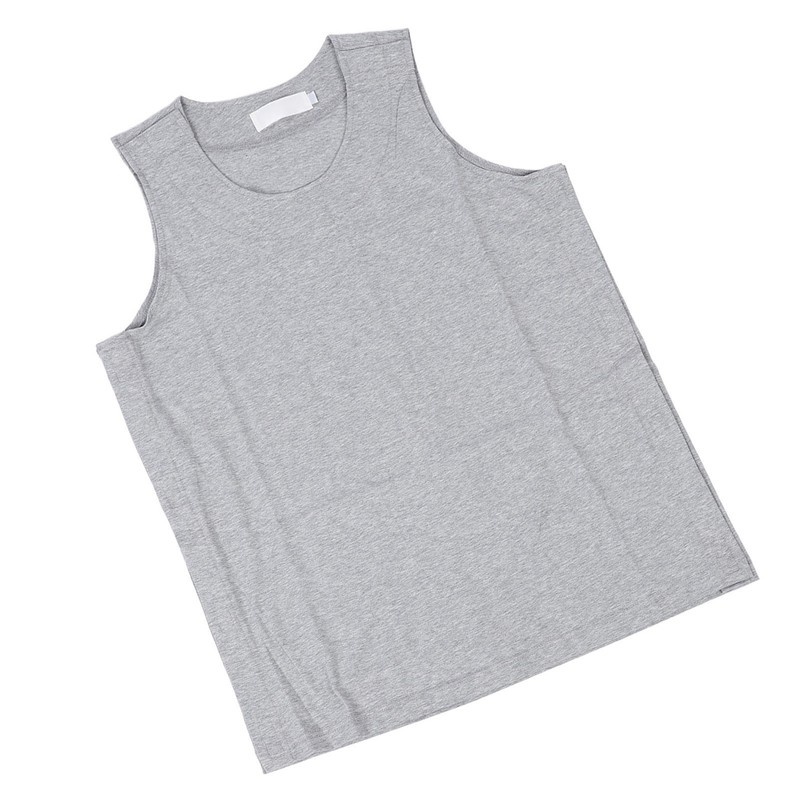 Unisex Cotton Vest Easy Wear Removal Side Full Opening Sleeveless
