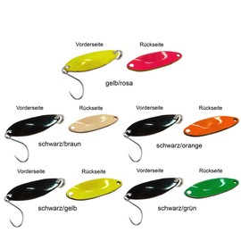 FTM 5 Spoon Tango 1.8 g - Trout Bait Set, Trout Blinker for Spin Fishing, Trout Bait for Spin Fishing, Blinker for Trout, Spoon Blinker