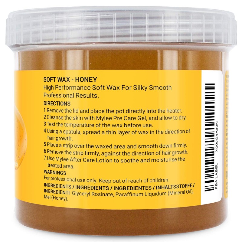 Mylee Honey Soft Creme Wax for Sensitive Skin 450g, Microwavable