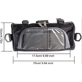 strany Motorcycle Front Bag, Waterproof Rain and Snow Resistant Motorcycle Tank Bag Motorcycle Storage Bag Handlebar Bag Bike Pack Accessories Large Capacity Touch Screen Small Bag Motorcycle Front