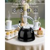 Harriet Tea Kettle Stovetop, 2.5 QT Whistling Stainless Steel Teapot,