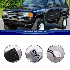 TurningMax For 1984 1985 1986 1987 1988 Toyota 4Runner & Pickup Passenger Front Bumper Turn Signal Lights Housing