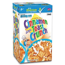 General Mills Cinnamon Toast Crunch Cereal (24.75 oz. bag, 2 ct.)