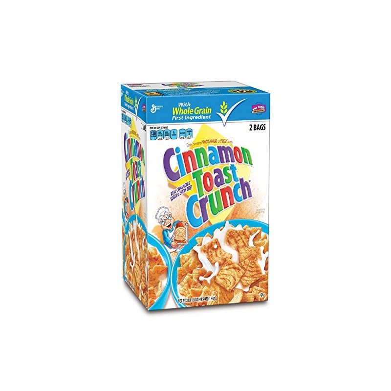 General Mills Cinnamon Toast Crunch Cereal (24.75 oz. bag, 2