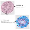 Healeved 2pcs Bath Hat Shower Caps for Women Polyester Bath