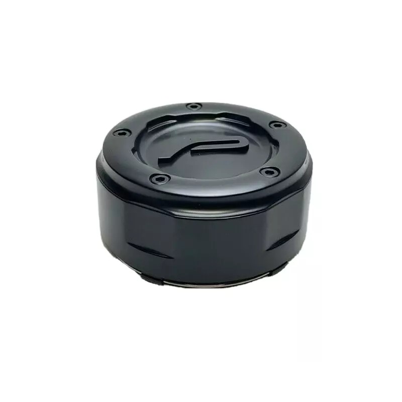 Pacer Satin Matte Black Snap In Wheel Center Cap CAP-8LP-M17P