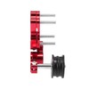 Motoforti Red Aluminum Alloy Chain Tensioner Automatic Adjuster for Motorcycle