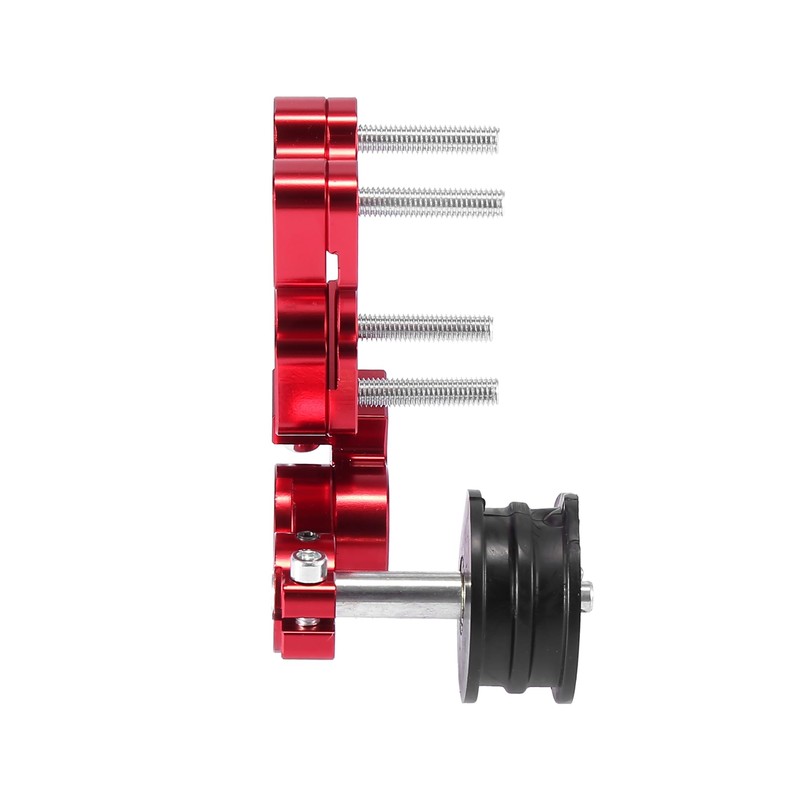 Motoforti Red Aluminum Alloy Chain Tensioner Automatic Adjuster for Motorcycle