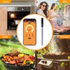 Wireless Meat Thermometer, Smart Bluetooth Thermometer with Waterproof Probe, Long