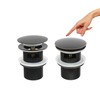 Freestanding Bathtub Drain Pop-up Stopper, Suitable for Most Bathtubs, Compatible