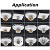 SIYUPU 8Pcs Lampshade Reducer Ring, Light Shade Adapter Ring, Light