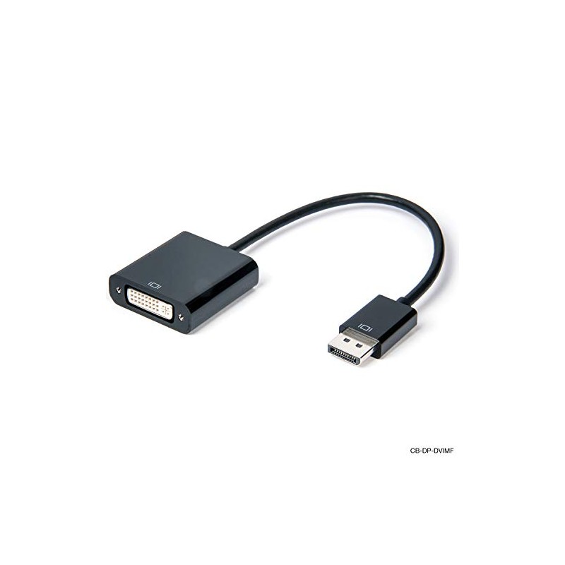 High-Resolution DisplayPort DP to DVI Adapter with Secure Latch 0.2m